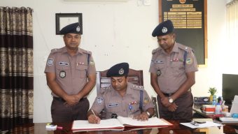 এয়ারপোর্ট থানা অর্ধ-বার্ষিক পরিদর্শন করেন,সহকারী পুলিশ কমিশনার মশিয়ার