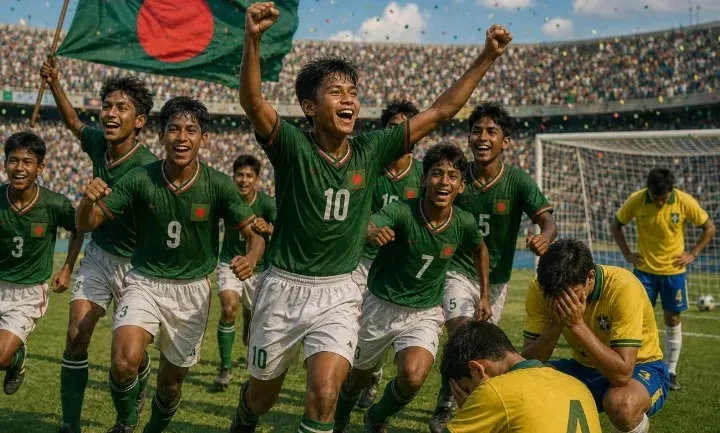 বাংলাদেশও একবার ৭-০ গোলে হারিয়েছিল ‘ব্রাজিল’কে