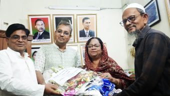 বিসিসি’র প্রশাসকের সাথে শিক্ষা বোর্ডের নবাগত চেয়ারম্যানের সৌজন্য সাক্ষাৎ