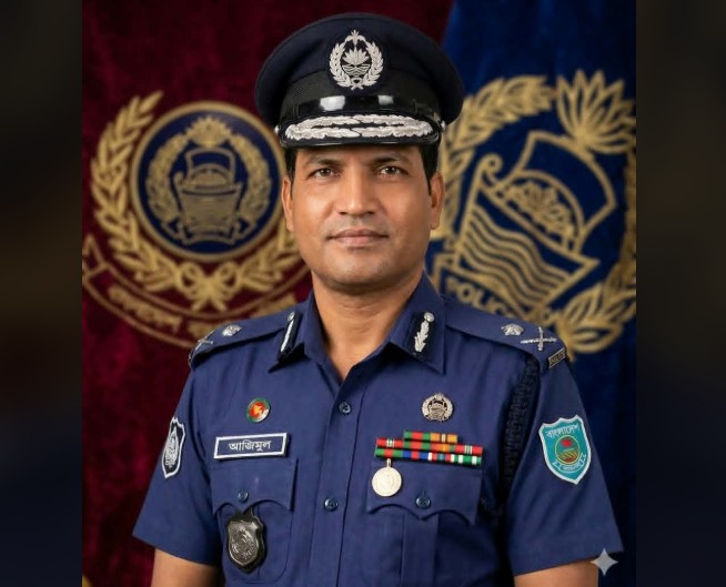 বরিশাল মেট্রোপলিটন ডিবি পুলিশের ওসি আজিমুল করিম