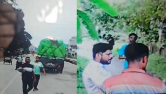 বরিশালে অবৈধ রেনুপোনাবাহী ট্রাক আটকে চাঁদা না পেয়ে লুট করে বিক্রি করলো ছাত্রদল