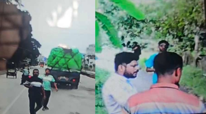 বরিশালে অবৈধ রেনুপোনাবাহী ট্রাক আটকে চাঁদা না পেয়ে লুট করে বিক্রি করলো ছাত্রদল