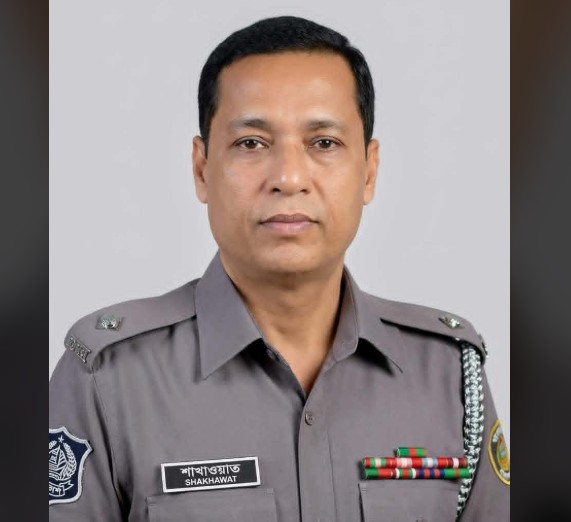 বরিশাল মেট্রোপলিটন এয়ারপোর্ট থানার ওসি সাখাওয়াত হোসেন