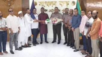 বরিশাল বিএমপি পুলিশ কমিশনারের সাথে প্রকাশক ও সম্পাদক পরিষদের মতবিনিময় সভা