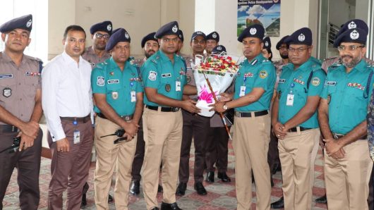 ডিআইজি আবু রায়হান মুহাম্মদ সালেহ্ বিএমপি’র নতুন পুলিশ কমিশনার যোগদান 